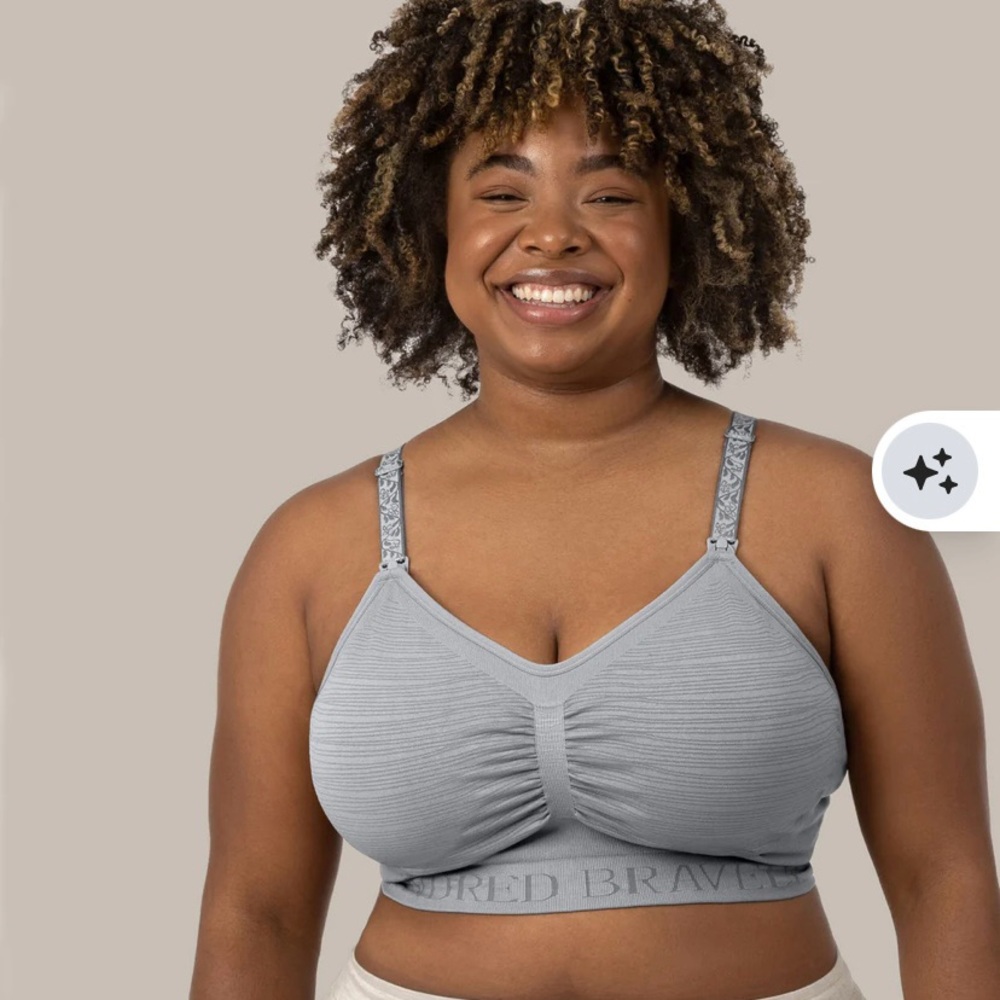 Kindred Bravely Gray Bra NWOT